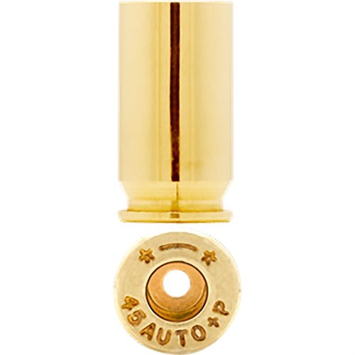 Die 45 AUTO +P BRASS von STARLINE bietet eine verstärkte Hülse mit dickeren Wänden für mehr Stabilität und höchste Qualität seit über 40 Jahren.