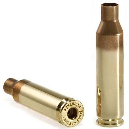 .260 Remington Brass von Peterson Cartridge bietet präzise und konsistente Hülsen, verfügbar mit großem oder kleinem Zündhütchen für verbesserte Zündungen und höhere Geschwindigkeiten.