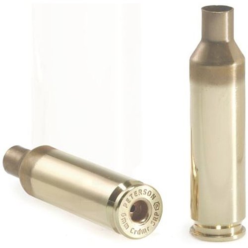 Die 6MM Creedmoor Brass von Peterson Cartridge bietet dir niedrigen Rückstoß, verbesserte Pulverzündung und die Wahl zwischen großem oder kleinem Zündhütchen.