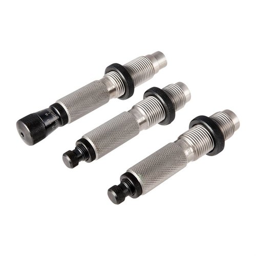 Die MASTER HUNTER DELUXE CARBIDE DIE SETS bieten dir optimale Leistung mit Full Length Resizing und der Möglichkeit zum Neck Sizing für präzise Ladungsentwicklung.