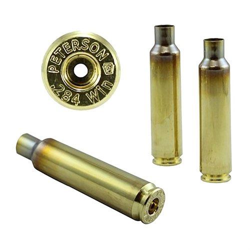 .284 Winchester Brass von Peterson Cartridge bietet dir hochwertige Hülse für präzises Schießen und ist ideal für Langstrecken-Wettkämpfe. Hol dir deine 50er-Box!