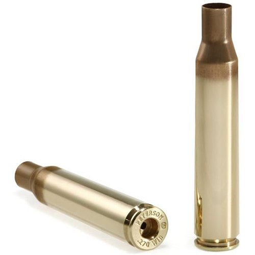 .270 Winchester Brass von Peterson Cartridge bietet präzise, konsistente Hülsen, die vor dem Versand gereinigt und geglüht werden – 50 Stück in robuster Box!