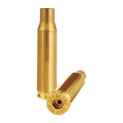 .308 Match Brass mit kleinem Zündloch bietet konstante Geschwindigkeiten und bessere Zündung für präzises Schießen. Ideal für Wettbewerbs-Schützen!