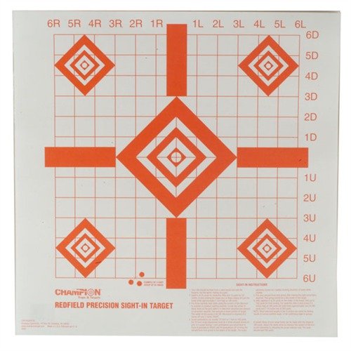 Die REDFIELD SIGHT-IN TARGETS sind perfekt zum Einschießen von Zielfernrohren. Mit 90° Linien, 1
