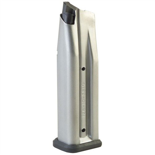 Die STI 126MM 10-Round Carry Magazine bietet hohe Kapazität, robuste Edelstahlkonstruktion und zuverlässige Zuführung für Wettkämpfe ohne Ausfälle.