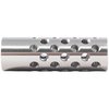 SHREWD #3 Muzzle Brake 22 Caliber 9/16-24 Chrome Moly Silver