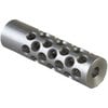 SHREWD #2 Muzzle Brake 22 Caliber 9/16-24 SS Silver