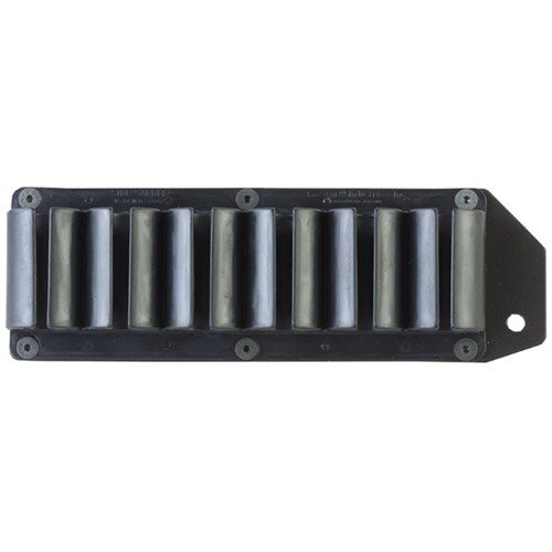 Der SIDE SADDLE SHELL HOLDER von LYMAN für Remington 870/1100/1187 bietet schnellen Zugriff auf 6 zusätzliche Schüsse, ohne die Waffe zu modifizieren.