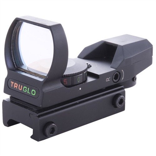 Der OPEN RED DOT SIGHT von TRUGLO bietet eine schnelle Zielaufnahme, ein breites Sichtfeld und vielseitige Retikel mit roter oder grüner Beleuchtung.