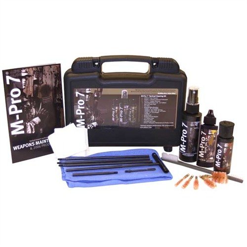 Das M-PRO 7 Tactical Gun Cleaning Kit bietet alles, was du für die Reinigung deiner Waffen brauchst, inklusive effektiven Reinigungsmitteln und hochwertigem Zubehör.