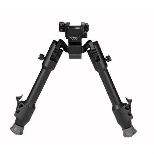 Der Warne Skyline Precision Bipod bietet schnelle, einhändige Höhenanpassungen, sanfte Neigung und Drehung, gefertigt aus hochwertigem Aluminium für maximale Stabilität.