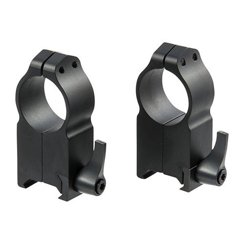 Die MAXIMA QD-Ringe bieten eine extrem haltbare, präzise und wiederabnehmbare Montage mit verstellbaren Hebeln, passend für Weaver-Style-Basen.