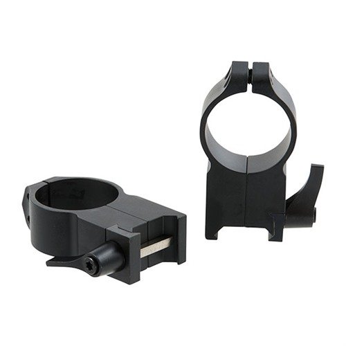 Die MAXIMA Quick Detach Ringe bieten eine robuste, CNC-gefertigte Konstruktion aus Stahl, eine präzise Rückstoßkontrolle und ein einzigartiges Hebelsystem für schnelle Montage.