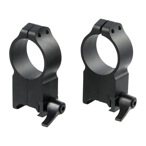 Die MAXIMA Quick Detach Ringe bieten eine robuste, CNC-gefertigte Konstruktion aus Stahl, eine präzise Rückstoßkontrolle und ein einzigartiges Hebelsystem für schnelle Montage.