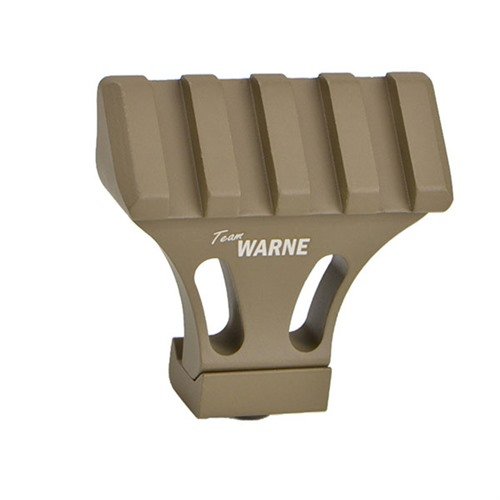 Die Warne Tactical 45° Side Mount passt auf jede Picatinny-Schiene und ist ideal, um ein Red Dot oder Reflex-Backup-Visier an deinem AR-15 zu montieren.