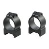 WARNE MFG. COMPANY 1" Low Fixed Rings Matte Black
