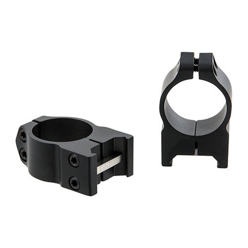 Die MAXIMA FIXED RINGS bieten maximale Stabilität mit 4 Schrauben, breitem Band und einem zuverlässigen Recoil Key für sicheren Halt auf Weaver- und Picatinny-Schienen.