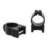 WARNE MFG. COMPANY 1" Medium Fixed Rings Matte Black