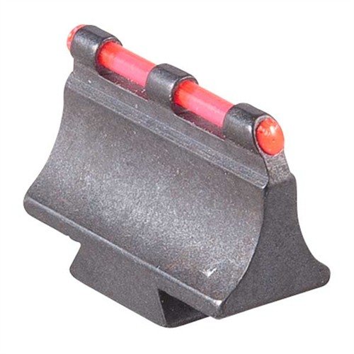 Die RIFLE FIBER OPTIC 538M Frontsicht bietet hervorragende Sichtbarkeit dank lichtsammlender roter Fiber Optik und passt auf die meisten Fabrikrampen.