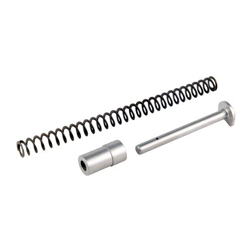 Verbessere die Funktionsweise deiner Waffe mit dem 1911 Flat Wire Recoil Spring Kit, das die Lebensdauer der Feder verlängert und ein optimiertes Cycling bietet.