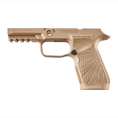 Verbessere deine Schießfähigkeiten mit dem Wilson Combat WCP320 Grip-Modul für SIG-SAUER P320. Bessere Kontrolle, weniger Rückstoß und ergonomisches Design!