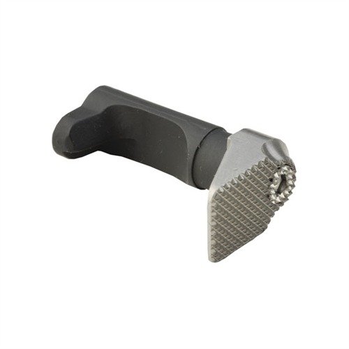 Der 1911 Oversized Magazine Release von Wilson Combat reduziert die Handbewegung für schnellere Magazinwechsel und bietet eine solide Trefferfläche.