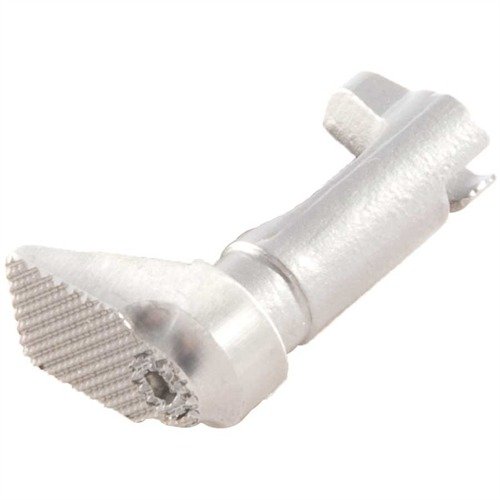 Der 1911 Oversized Magazine Release ermöglicht schnellere Magazinwechsel mit weniger Handbewegung und bietet eine solide Trefferfläche durch das 30 LPI Checkering.