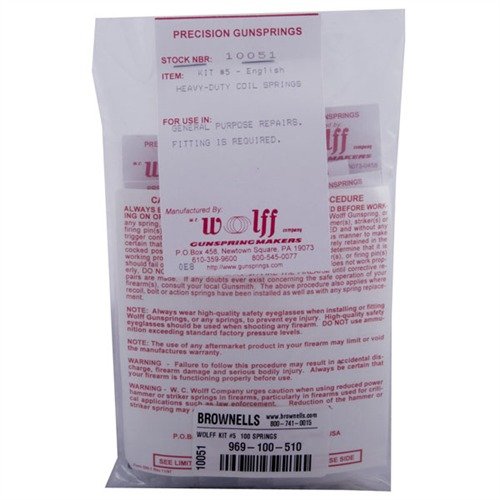 Mit dem WOLFF HEAVY-DUTY COIL SPRINGS KIT #5 erhältst du 100 hochwertige Coil Springs in 10 Designs, ideal für schwere Belastungen von 2