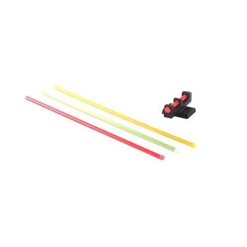 Die LIGHTNING ROD SIGHTS bieten dir ein leuchtendes, rotes Ziel mit einem langen Faseroptikstab, der viel Licht lässt und einfach zu sehen ist.
