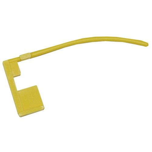 Der AR-15 Chamber Safety Flag in leuchtendem Gelb zeigt sofort an, dass die Waffe sicher ist. Robuste Bauweise und geneigter Stift für optimale Sicherheit.