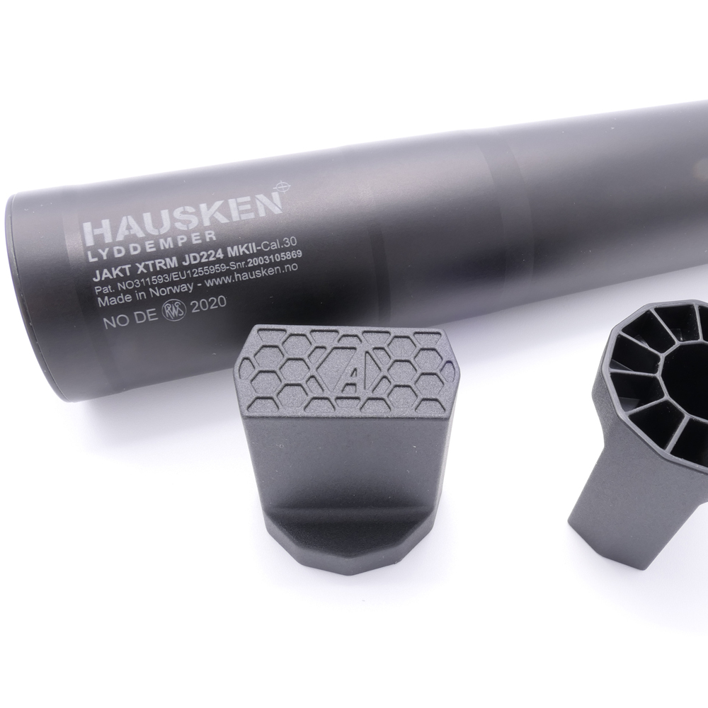 Alpha Precision Neopreen hoes voor geluiddemper - geluidsdemper afdekking suppressor cover camouflage (zwart