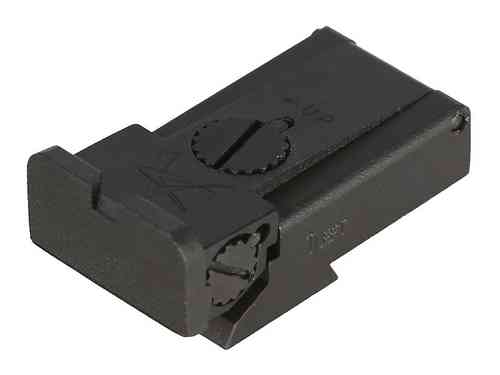 Die TL Rear Sight für LLV ist präzisionsgefertigt, bietet wiederholbare Klick-Einstellungen für Windage und Elevation und passt ohne Anpassung in die Werkdovetail.