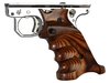 Laminated Pistol Grips for MKII, Brown, Right-Handed