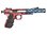 🇺🇸 Entdecken Sie die American Flag Scorpion, 6" - eine leichte, präzise .22 LR Pistole mit Target Sight und Competition Bolt. Perfekt für Schützen! Jetzt mehr erfahren.