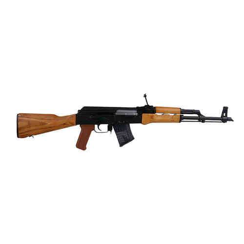 Entdecke das Jack 7,62x39 Holz: Hochwertige Verarbeitung, schöner Holzschaft, 415 mm AKM-Lauflänge, erweiterte Bedienungselemente und 10-Schuss Magazin.