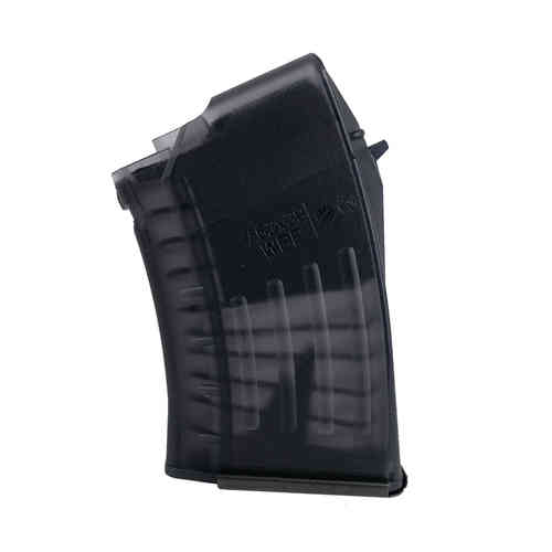 Das WBP AKM 7,62x39 10 Schuss Magazin ist semi-transparent und kompatibel mit verschiedenen Jack und Mini Jack Modellen – ideal für dein WBP Gewehr!