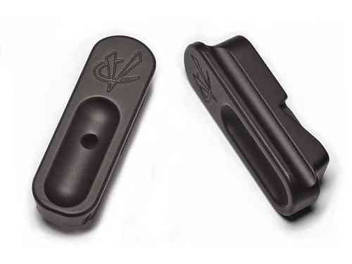 Die Magazine Base Pads für die MK IV 22/45 ermöglichen blitzschnelles Nachladen und sind CNC-gefräst aus Billet-Aluminium, passend für alle Ruger MKIII und MK IV Magazine.