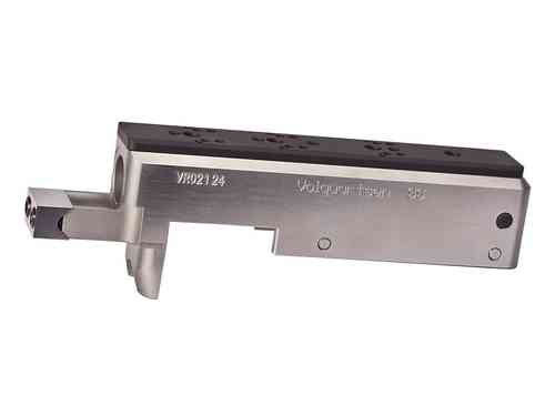 Der CNC-gefertigte Volquartsen Replacement Receiver ist eine einfache Drop-in-Lösung für die 10/22, kompatibel mit vielen Optiken und inklusive Montageschrauben.