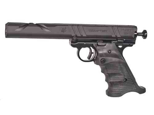 Die Mamba-TF bietet Match Grade Präzision, einen leichten Aluminiumrahmen und einen knackigen Abzug – perfekt für Wettkämpfe und Schießstandbesuche.