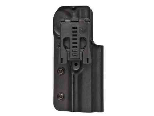 Das Left-Handed Holster von VOLQUARTSEN für Mamba-X und 1911 Style Scorpion bietet Sicherheit und Komfort für Wettkämpfe, Schießstände oder im Alltag.