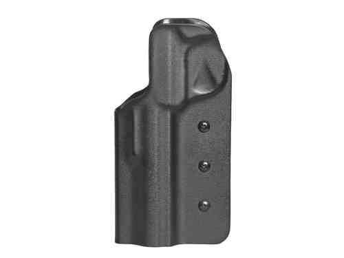 Das linkshändige Holster von LAG Tactical für deine Black Mamba bietet Sicherheit, anpassbare Retention und ist kompatibel mit gängigen Gürtelmontagen und Red-Dot-Visieren.