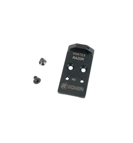 Die Optical Ready Adapterplatten für KMR L/W Pistolen von KMR Precision Arms ermöglichen eine einfache Montage von Optiken wie dem Vortex Razor Footpr und bieten höchste Präzision.