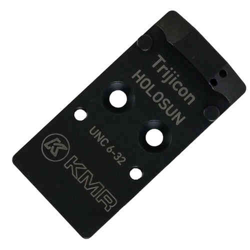 Die Optical Ready Adapterplatten von KMR Precision Arms ermöglichen dir eine einfache Montage von Trijicon RMR auf KMR L/W Pistolen für präzises Zielen.