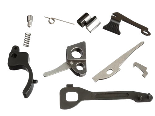 Mit dem Pistol Competition Kit erhältst du ein präzises 2,25-Pfund-Abzugsgewicht, verbesserte Zuverlässigkeit und weniger Störungen für deine Ruger MKII, MKIII und 22/45.