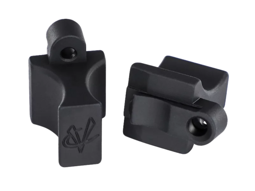 Der Volquartsen MKIII Magazinboden aus CNC-gefrästem Aluminium erleichtert das schnelle Einsetzen und Herausnehmen der Magazine – perfekt für Wettbewerbe!