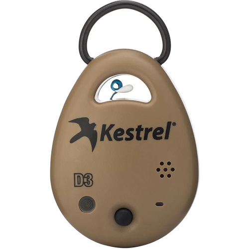 Der Kestrel DROP D3 bietet präzise Temperatur-, Luftfeuchtigkeits- und Druckmessungen, ideal für Schützen, die optimale Bedingungen im Blick haben wollen.