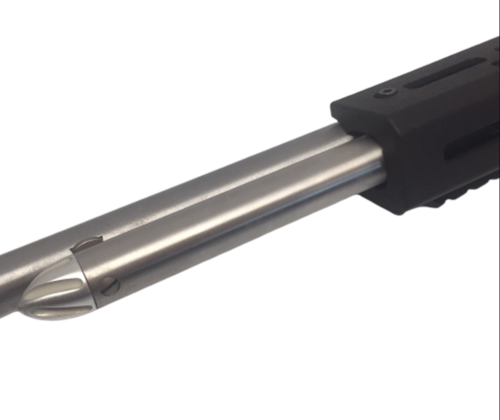 Das Marlin Magazine End Cap von Ranger Point Precision bietet eine hochwertige, silberne Endkappe für Modelle wie 336 30-30 und 1894 44 mag – perfekt für dein Gewehr!