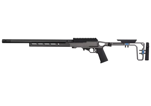 Die Volquartsen Superlite in .22 LR mit La Chassis bietet dir eine leichte Bauweise, hohe Präzision und hervorragende Ergonomie für dein Schießerlebnis.