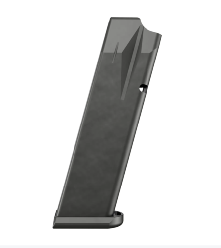 Das Canik Magazin für TP9 SFx, SFT und Rival bietet dir 18 Schuss Kapazität in 9mm, ideal für präzises Schießen und maximale Zuverlässigkeit.