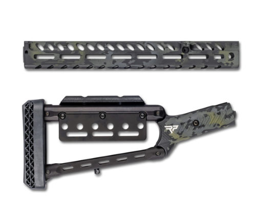Das Stock Set für Marlin Lever bietet dir eine verbesserte Ergonomie und Stabilität, perfekt für präzises Schießen mit deinem Marlin 1894. In Black Multicam.
